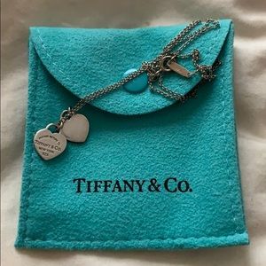 Return to Tiffany Double Heart Charm Necklace